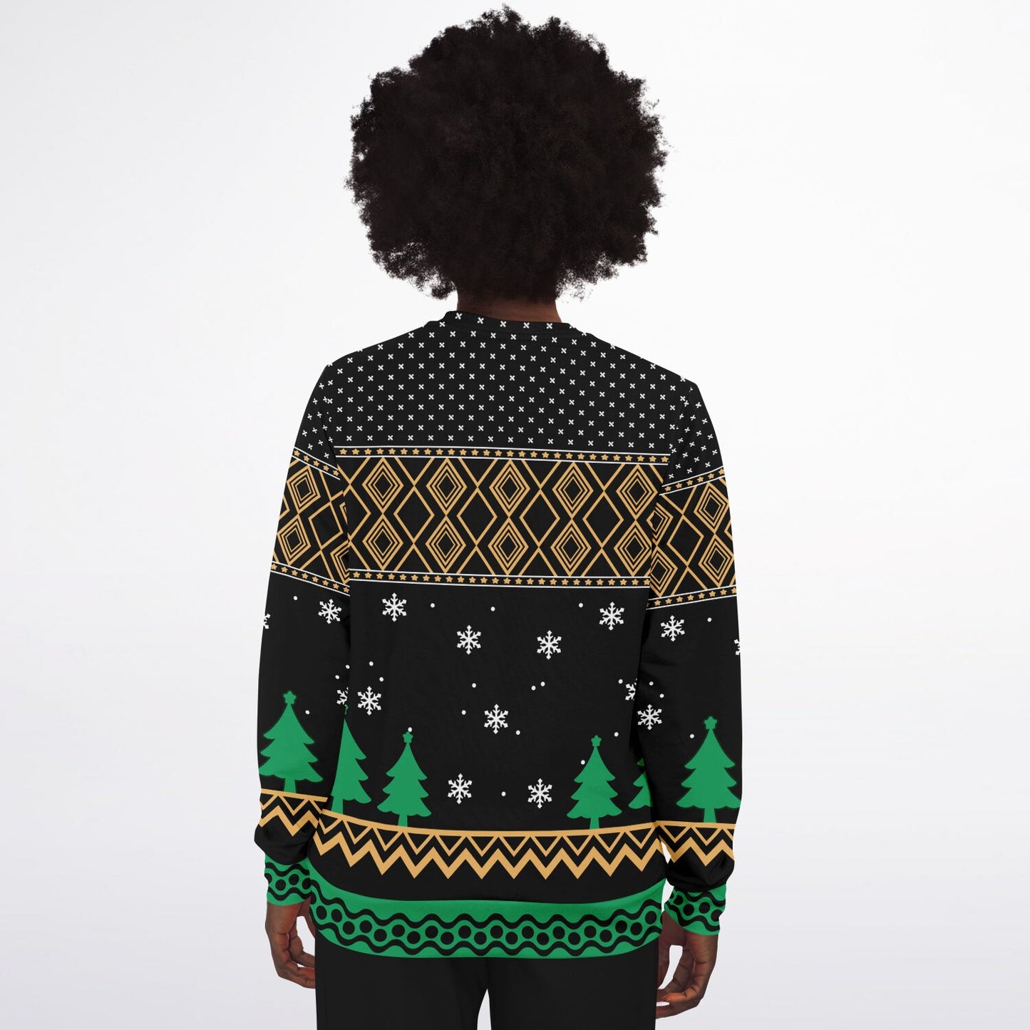 Happy Hoo-lidays Christmas Athletic Sweatshirt - AOP