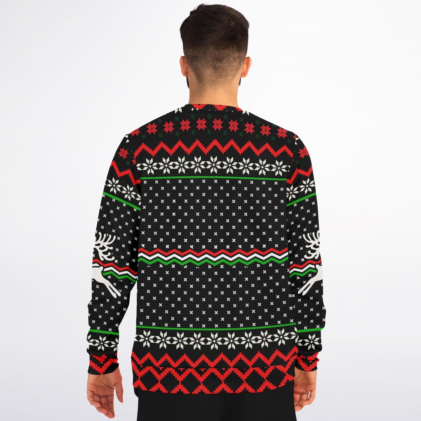 “Santa’s Naughty List Lifetime Member” Funny Christmas Athletic Sweatshirt - AOP