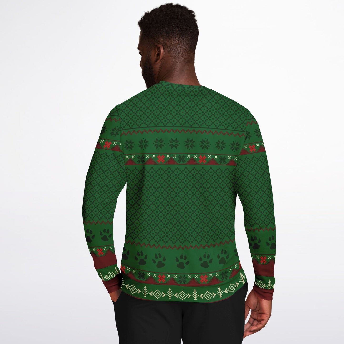 Feliz Navidog - Beagle Christmas Athletic Sweatshirt - AOP