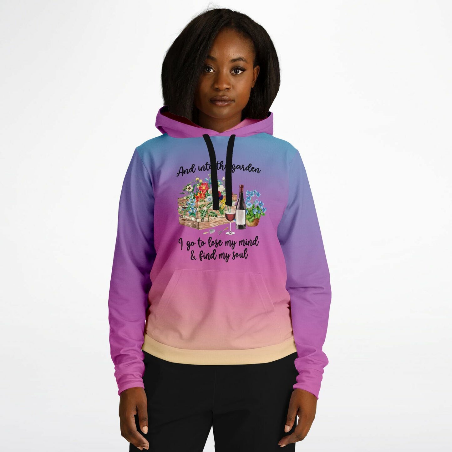 Into the Garden I Go To Lose My Mind and Find My Soul Fashion Hoodie - AOP
