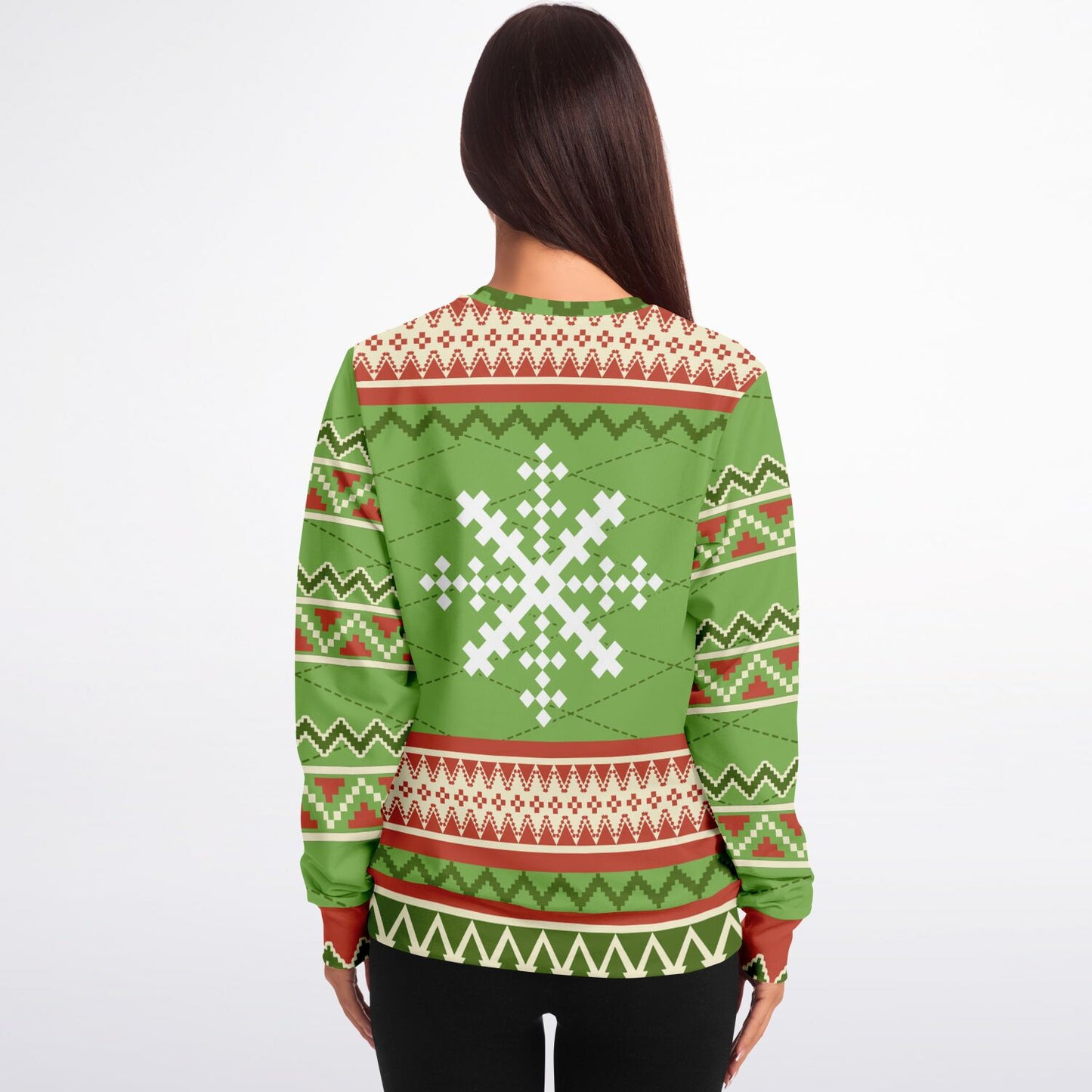 Christmas Calories Don’t Count Christmas Athletic Sweatshirt - AOP